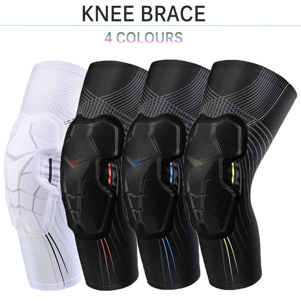 1Pcs/2Pcs Protectives Strike Knee Guards, Adult Bicycling Knee & Shin Pads, Non-Slip Protection, Off-Roading,Bmx,Mountain Biking