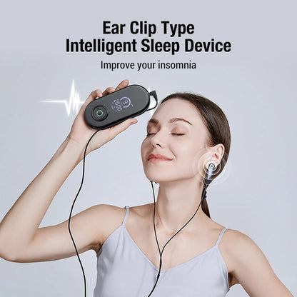Ear Clip Insomnia Anxiety Depression Pulse CES Therapy Device Anxiety Electronic Acupuncture Apparatus Sleeping Aid Device