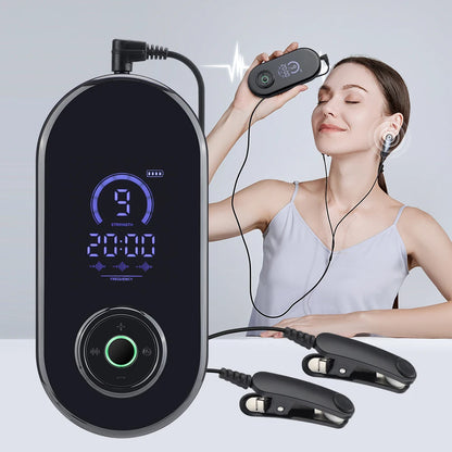 Ear Clip Insomnia Anxiety Depression Pulse CES Therapy Device Anxiety Electronic Acupuncture Apparatus Sleeping Aid Device